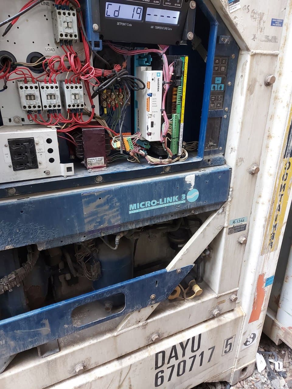 Carrier Micro-Link 3 controller after the sensor replacement — working