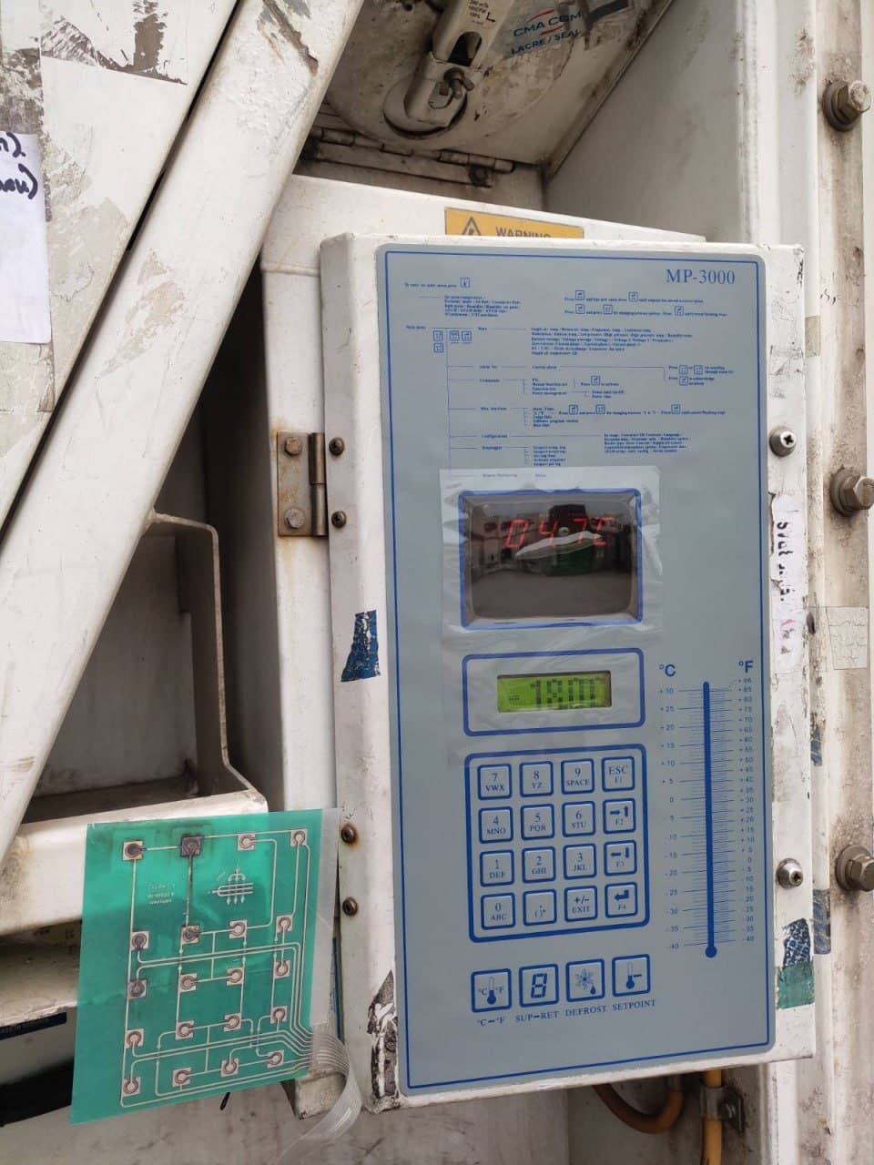 Заміна клавіатури та LCD-дисплея контролера MP-3000 Thermo King